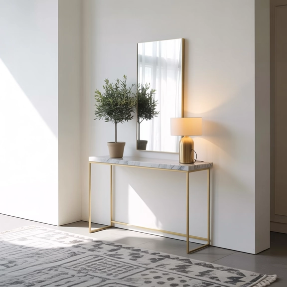 entryway console table decor ideas