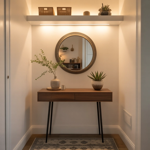apartment entryway styling inspiration