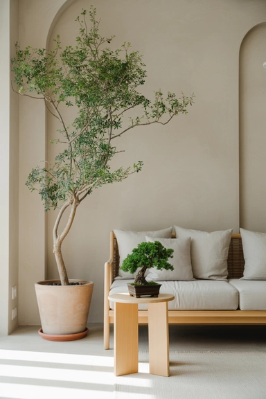 Bring in Soft Greenery
