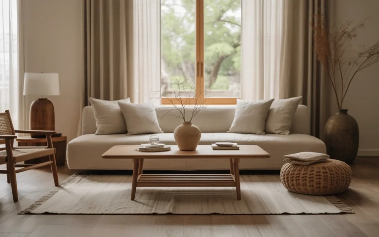 Japandi Living Room Ideas