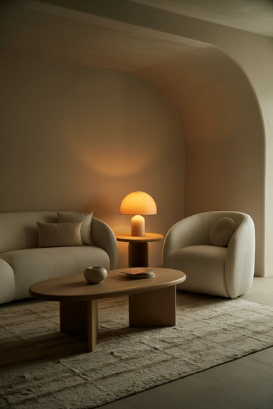 Incorporate Rounded Furniture Forms