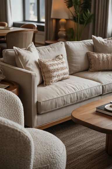 Choose Soft, Tactile Upholstery