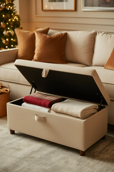 Utilize Decorative Storage Ottomans
