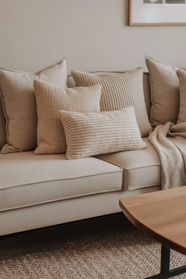 Add Depth with Mixed Cushions