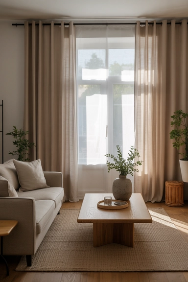 Use Curtains to Create Soft Boundaries