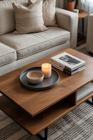 Style Coffee Tables with Intentional Simplicity