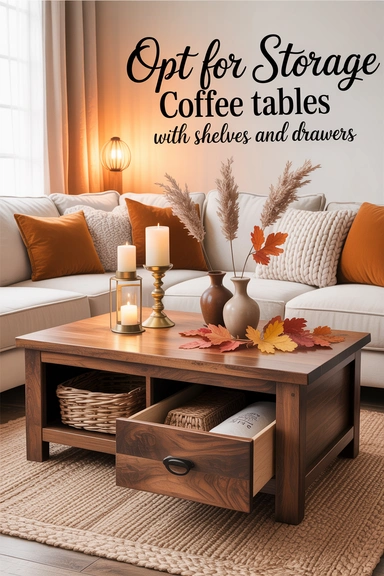  Opt for Storage Coffee Tables with Shelves and Drawers