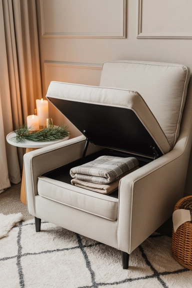 Use Upholstered Storage Chairs