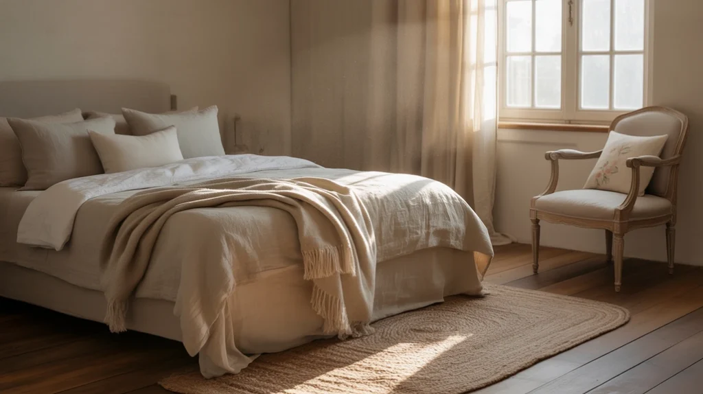 06 warm area rug cottage bedroom. result
