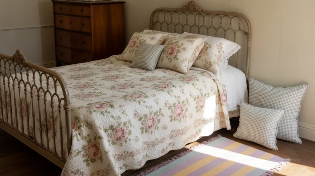 11 mix match patterns cottage bedroom result