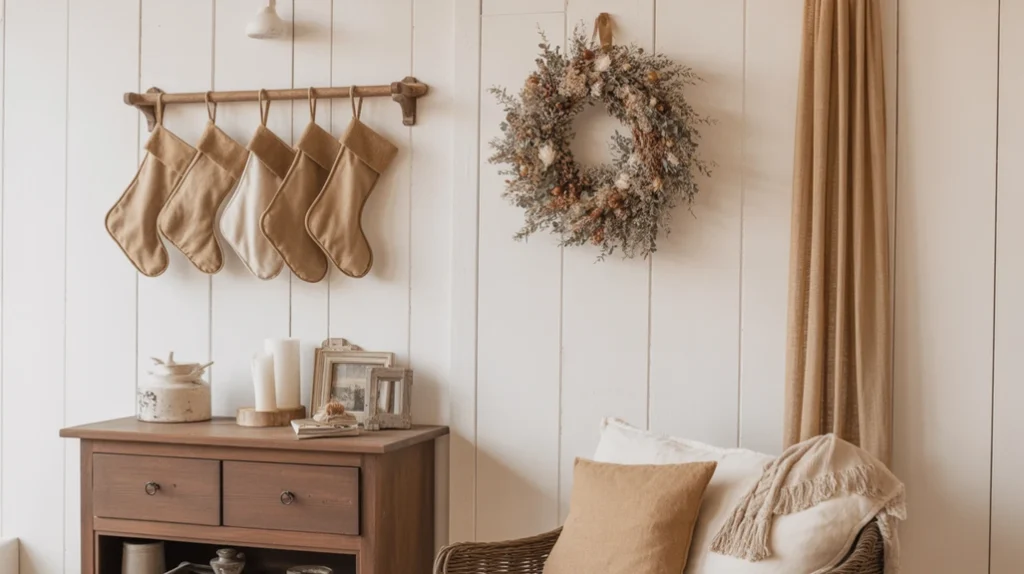 14 White and Soft Brown Farmhouse Christmas. result