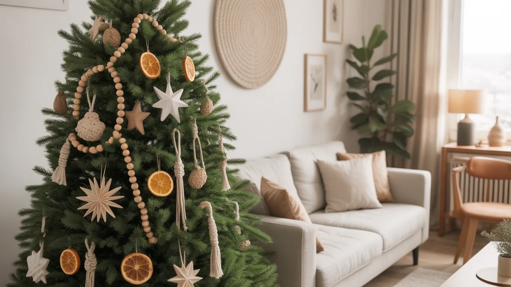 DIY Christmas ornaments and tree decorating ideas for modern holiday homes