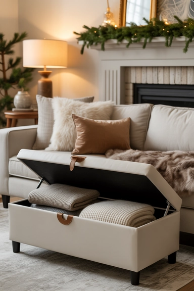 Embrace Hidden Storage Ottomans