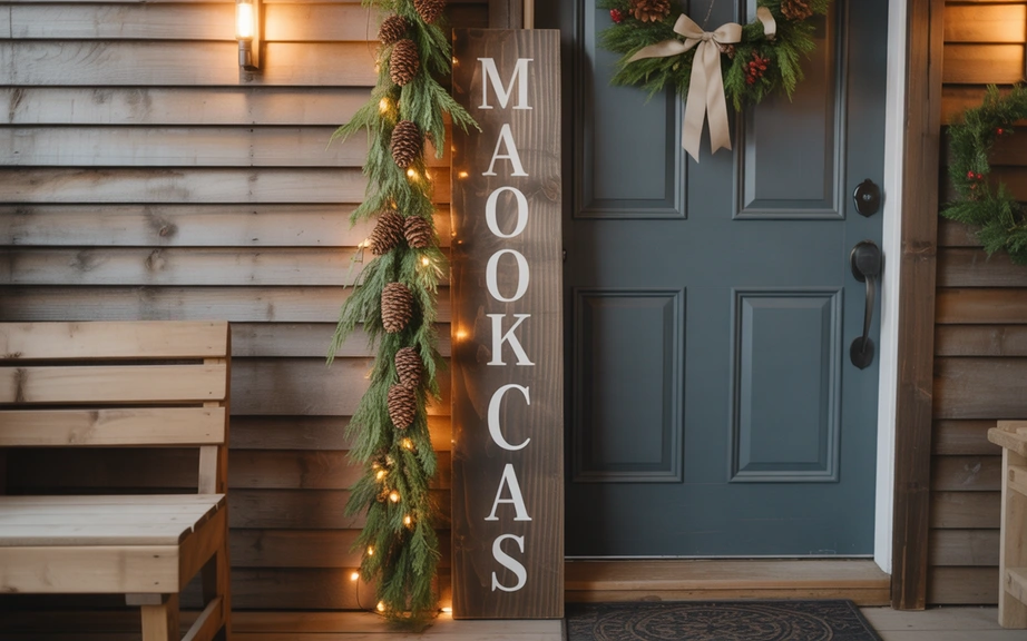Wooden Porch Signs with Farmhouse Messages