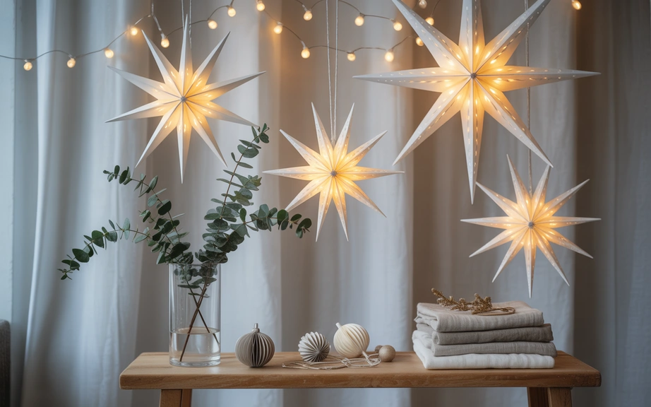 Paper Stars and Handmade Nordic Decorations