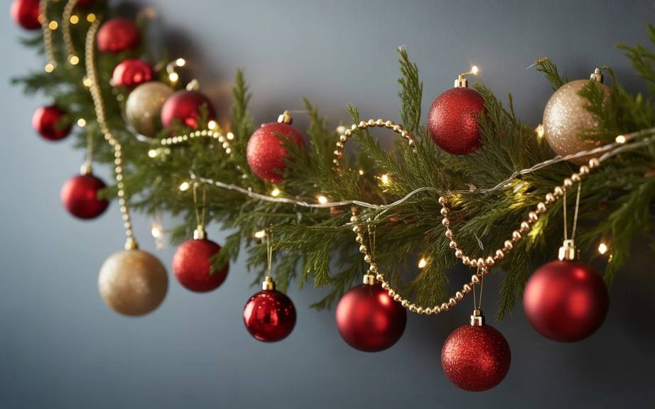 Gold Bead Garlands for Subtle Shimmer