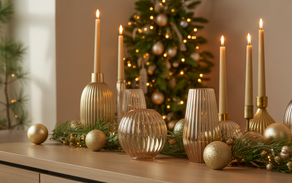 Use Metallic Accents for Warm Holiday Shine