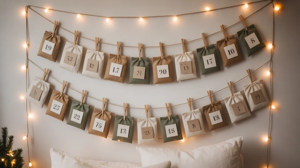 DIY wall art with Christmas quotes adding creative holiday style