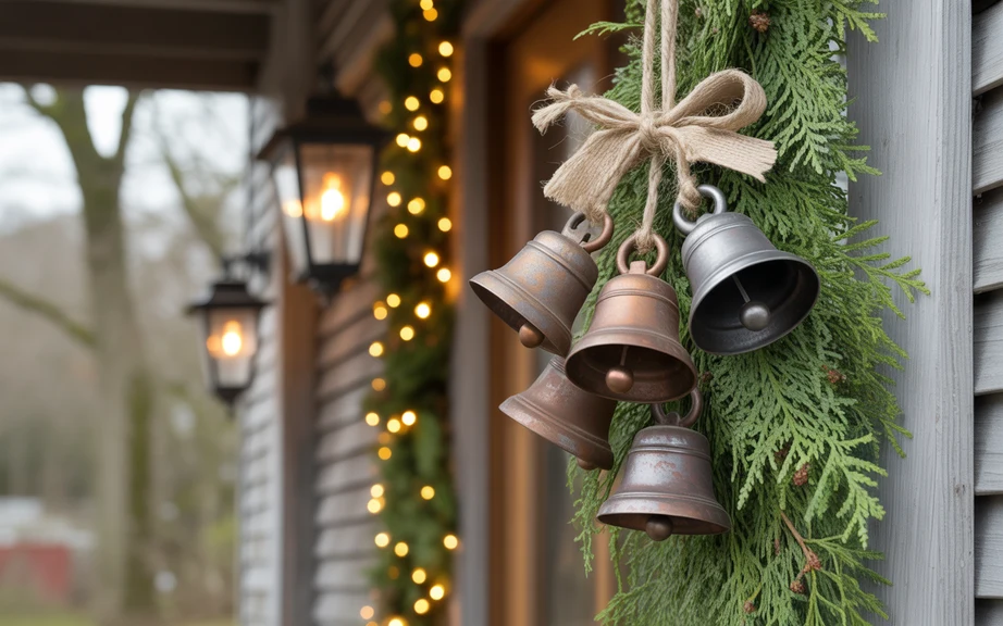 Rustic Bells Hung by the Door