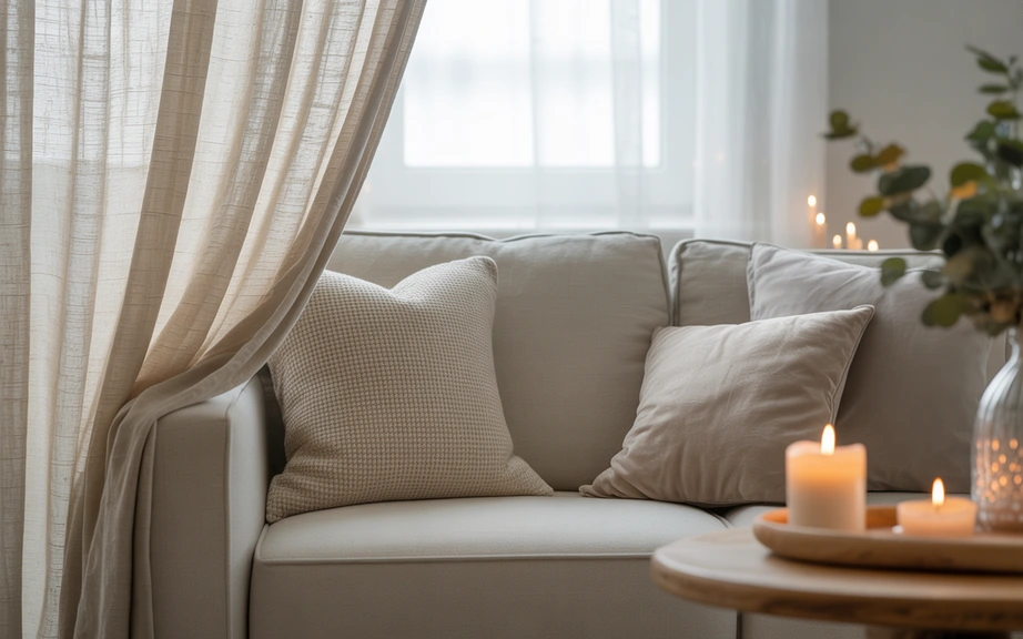 Light and Airy Curtains for Winter Softness