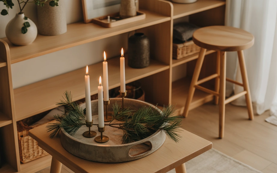 Warm Wood Tones for Nordic Coziness