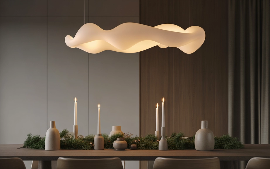 Modern Dining Room with Architectural Lighting