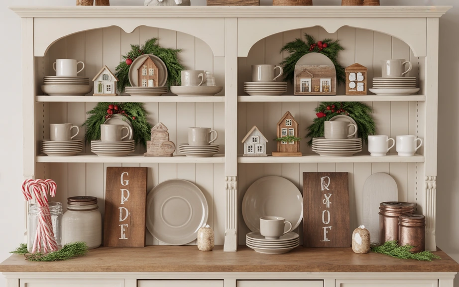 Farmhouse Shelves and Hutches