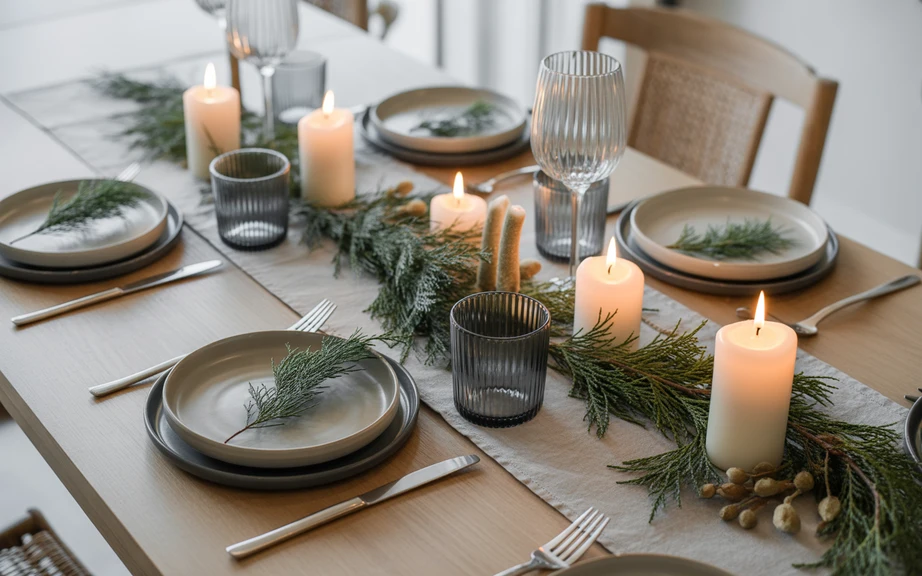 Calm Entryway with Subtle Seasonal Touches