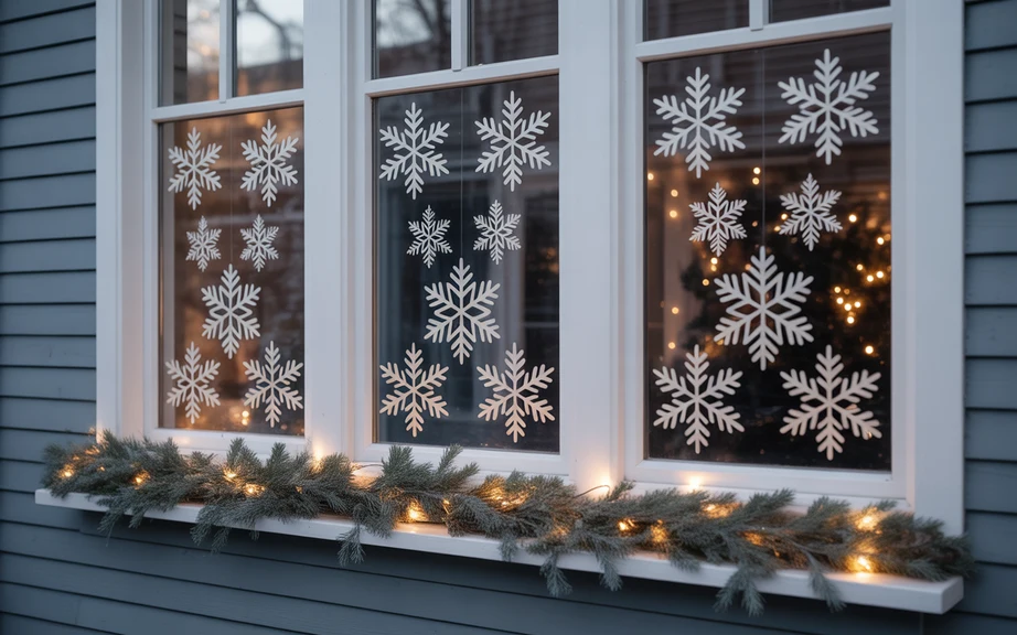 Snowflake Window Decorations