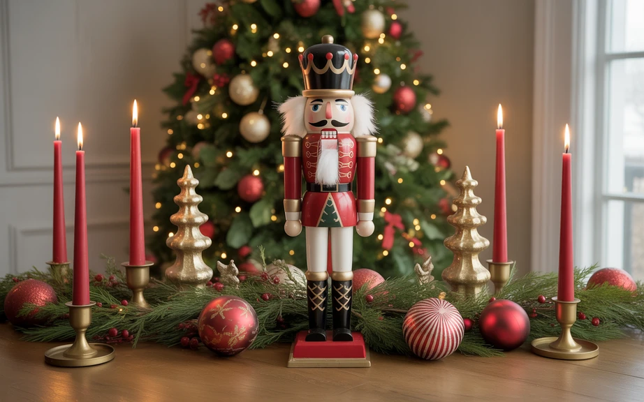Nutcracker Centerpiece Christmas Table