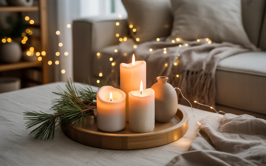 2. Warm Lighting for a Gentle Winter Glow