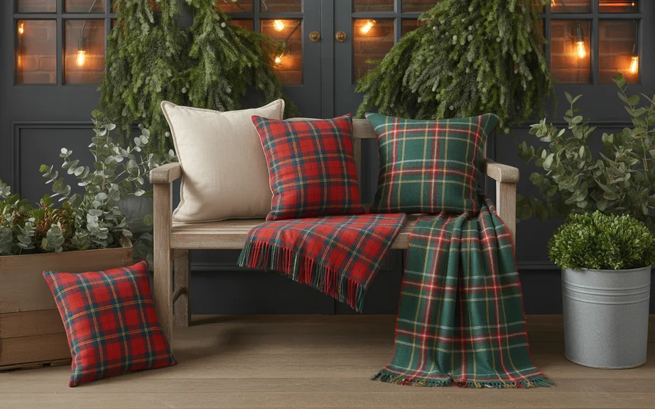 Plaid and Tartan Christmas Accents