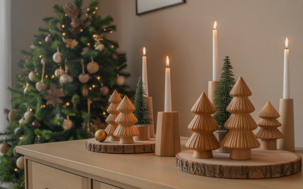 Use Natural Wood Accents for Warmth
