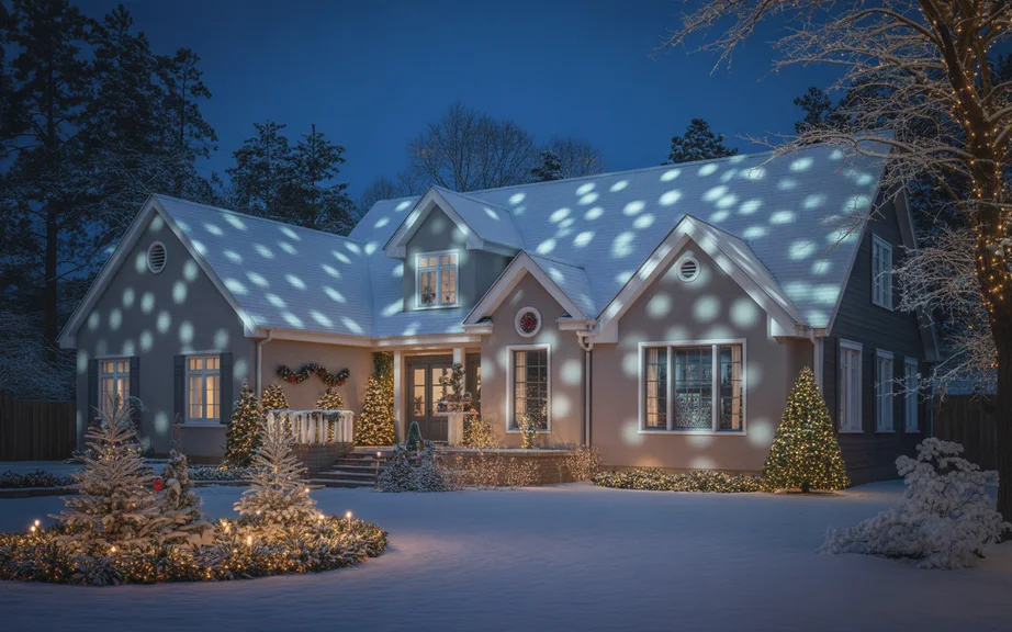 Snowfall Light Projector for the Yard