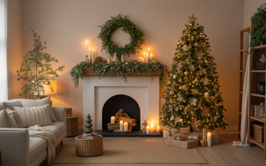Cozy Living Room Focal Point