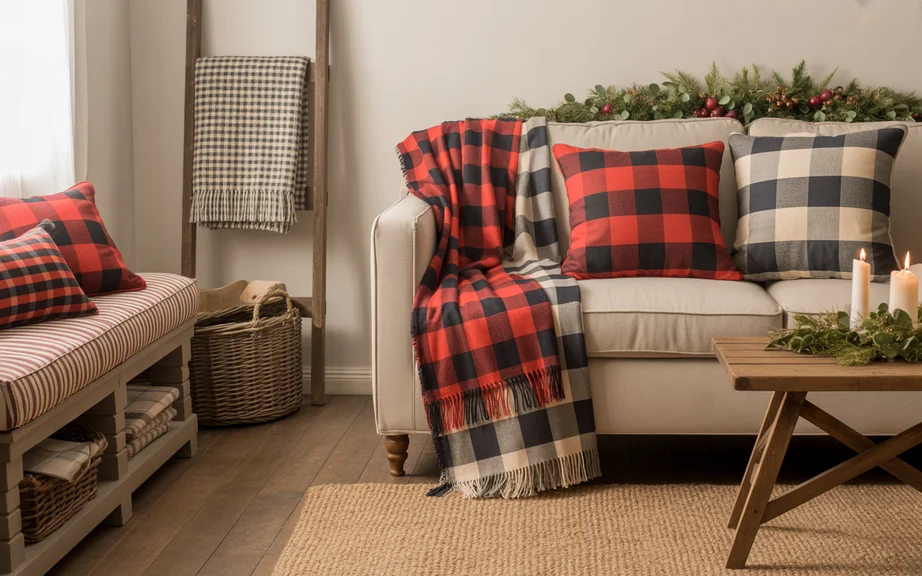 Buffalo Plaid and Country Textiles