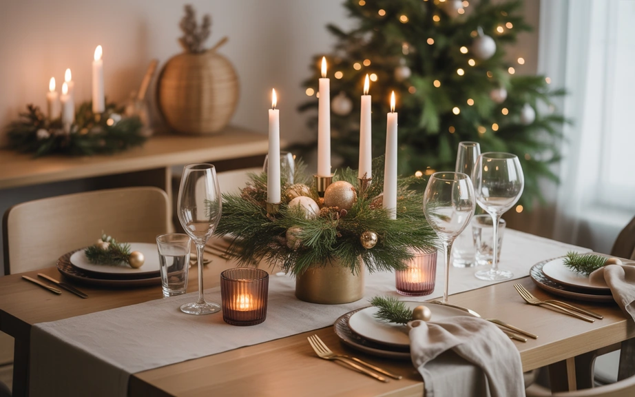 Cozy Holiday Centerpiece