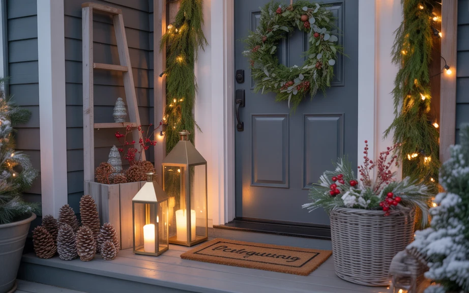 Cozy Holiday Entry