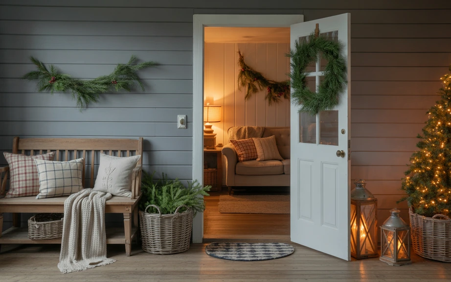 Cozy Farmhouse Entry