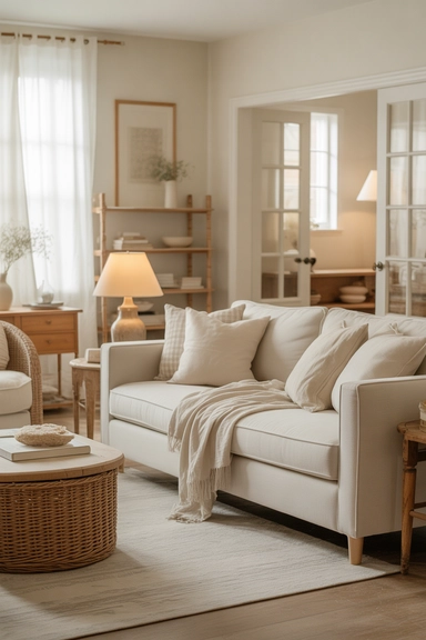 Cozy farmhouse living room color palettes that create warmth without heaviness