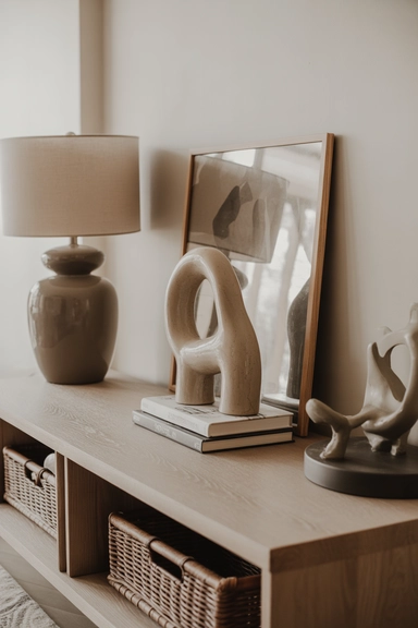 Limit Console Table Decor to a Few Anchoring Pieces