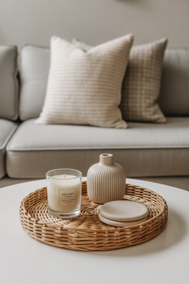 Limit Tray Decor to a Few Purposeful Items