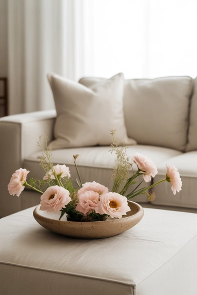 Low Floral Arrangements That Keep Sightlines Clear