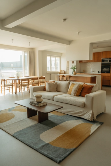 1. Using Area Rugs to Define Living Zones result