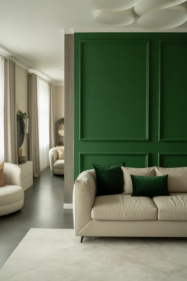 Using Emerald Green as a Grounding Accent
