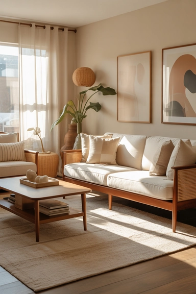 Warm Neutrals That Anchor the Space
