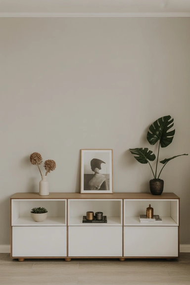 Avoid Overdecorating the Top Shelf