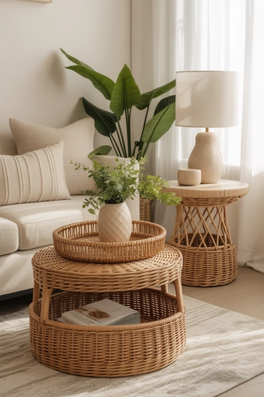 Woven Accents That Add Natural Texture