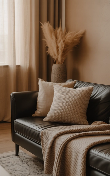 Layered throws enhancing comfort