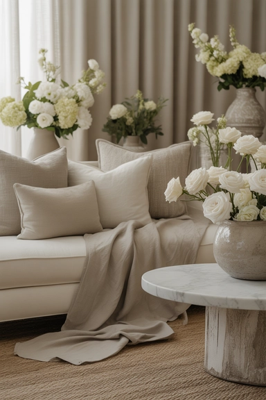  Neutral-Toned Flowers for Calm, Layered Spaces
